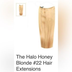 Authentic Halo Luxury Hair Extensions item 101 Honey Blonde FREE SHIPPING!